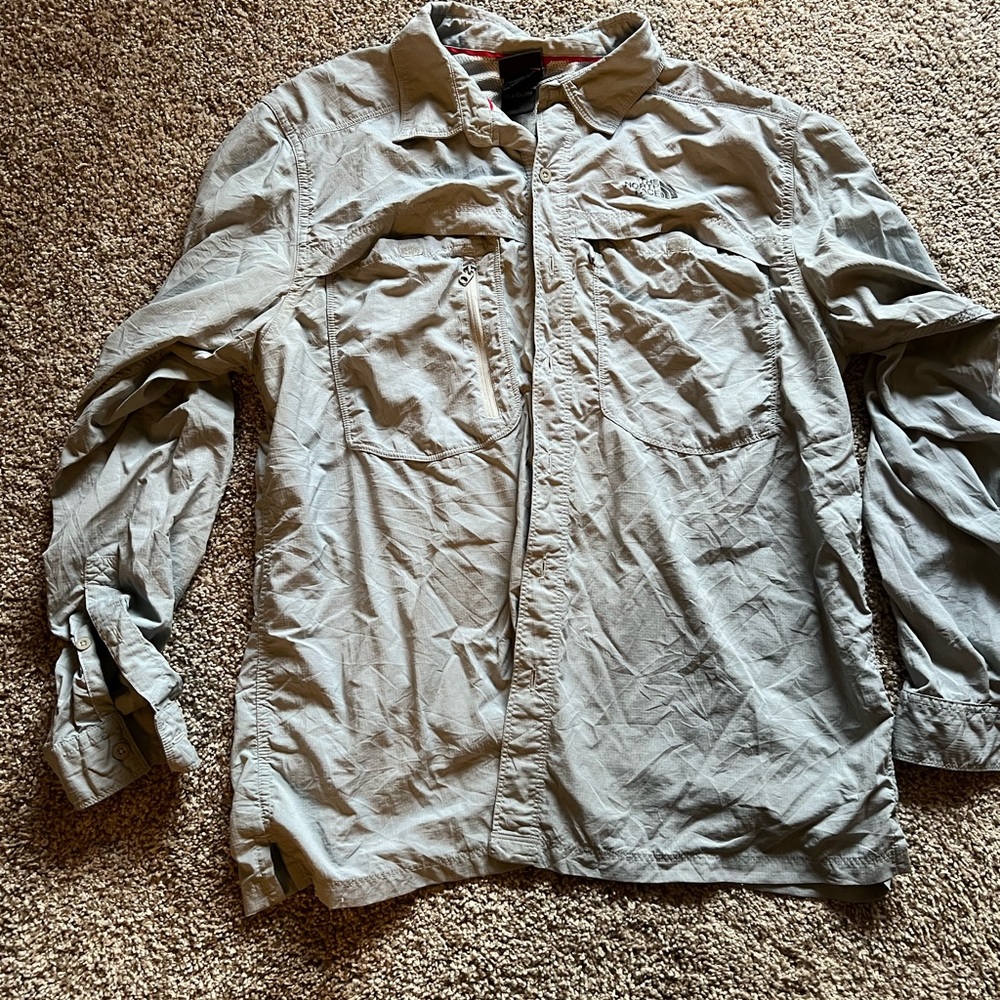 North face athletic button up - Picture 2 of 4